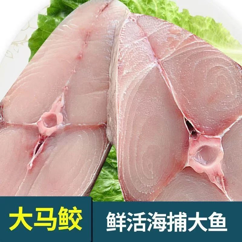 马鲛鱼中段马鲛鱼新鲜正宗整鱼切段鱼段天然活冻鲅鱼片