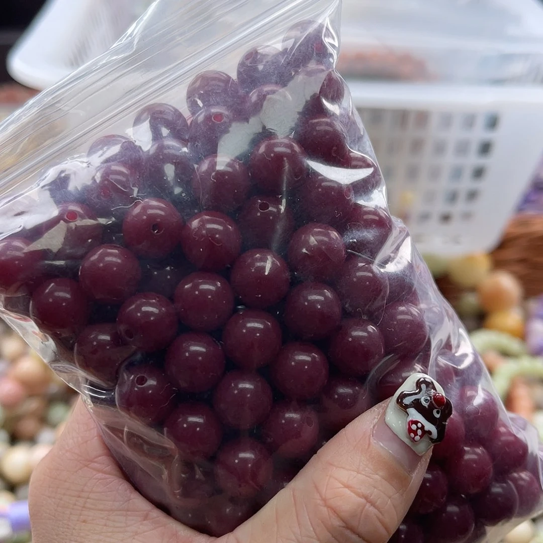 白玉菩提吊坠A/10mm/120颗锅底