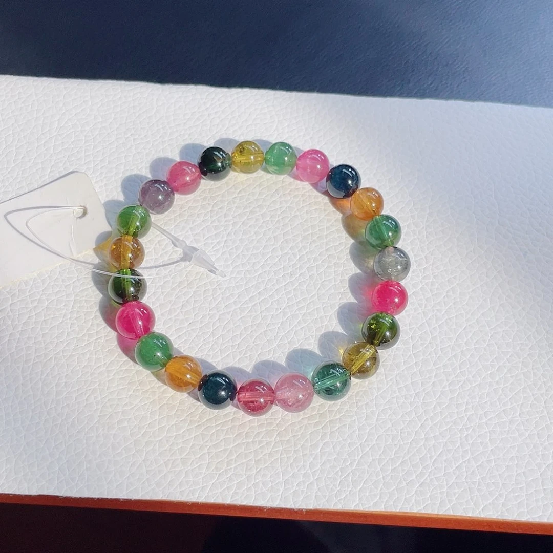 未镶嵌手链碧玺8.4mm左右