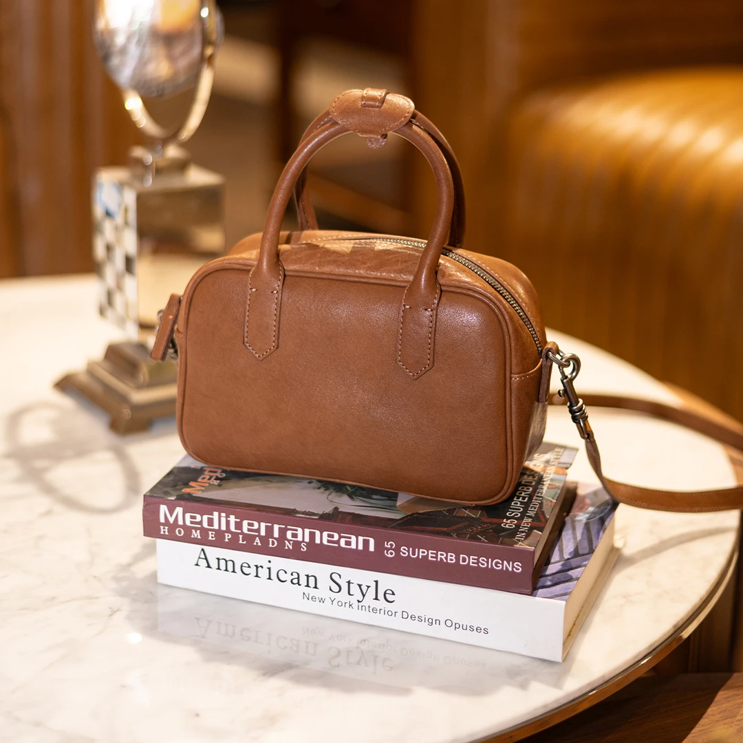 宽宽包宝恩箱包秋冬新款复古女士包包单肩斜挎包百搭简约设计感