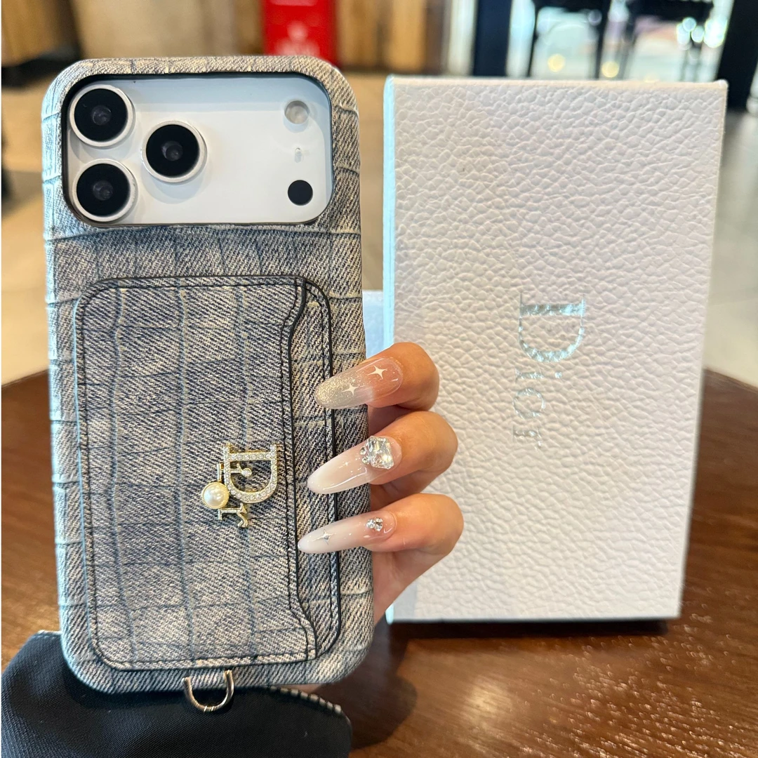 潮牌D家iPhone17pro手机壳苹果16promax鳄鱼皮纹适用15新款卡包14