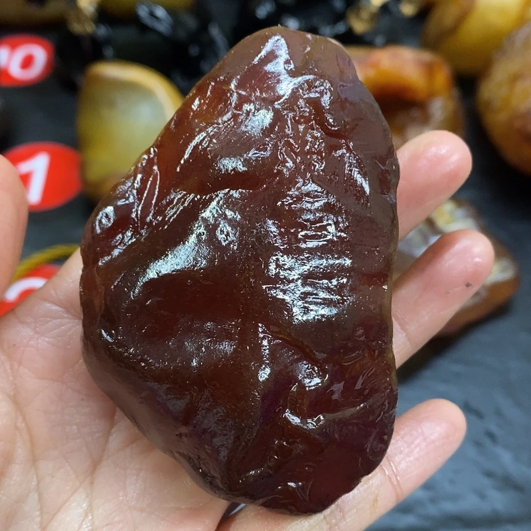 玛瑙/玉髓未镶嵌手把件