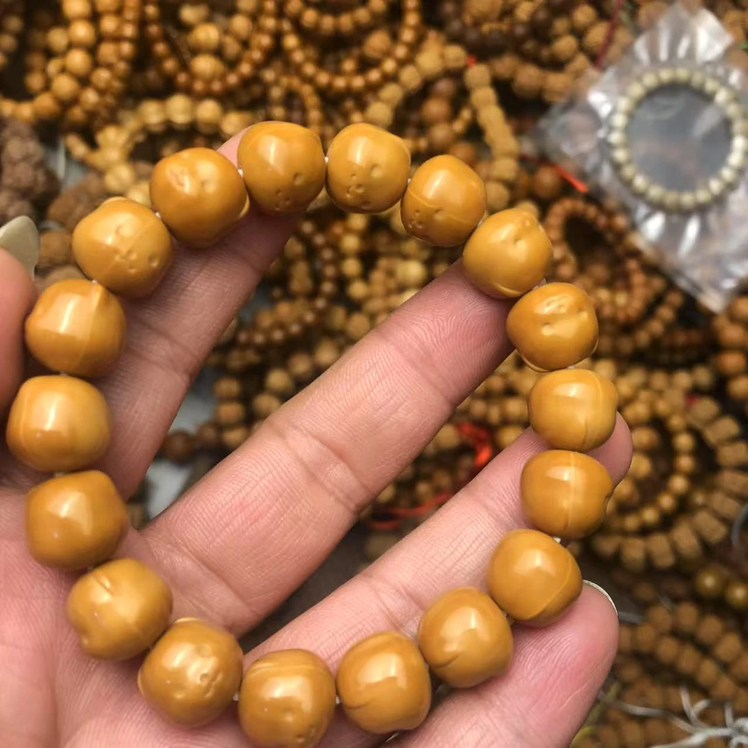 猴头小熊脸手串12mm左右全品光珠猴头核桃手串