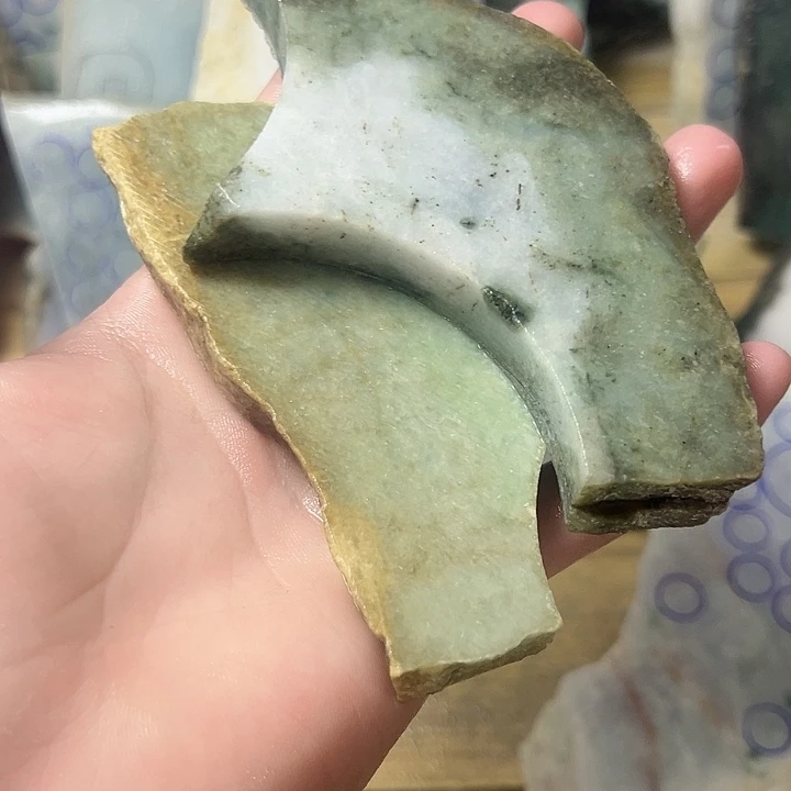 翡翠颈饰未镶嵌纯天然缅甸翡翠
