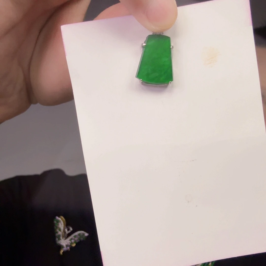 颈饰未镶嵌翡翠一件