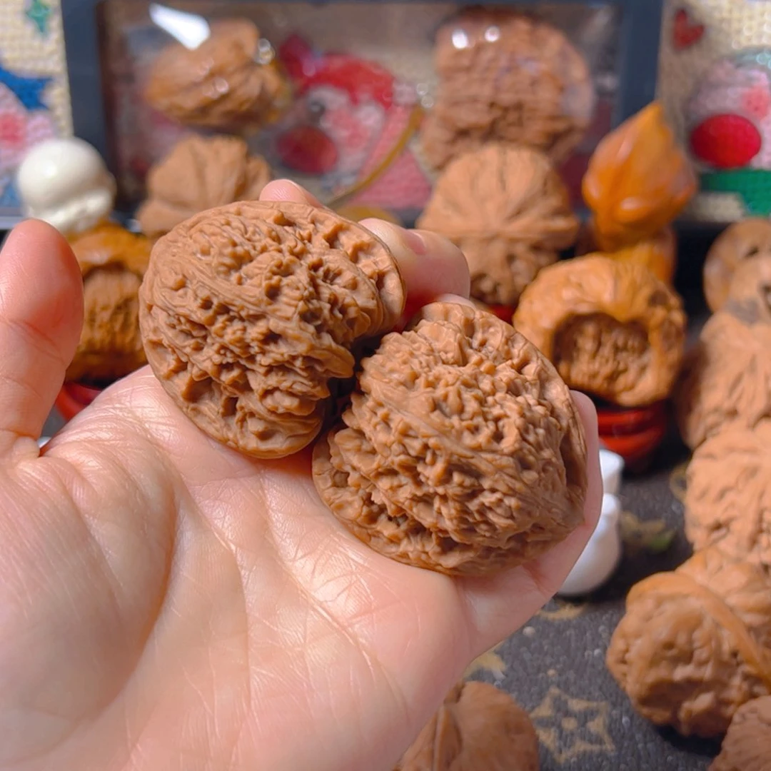 把件文玩核桃三角僵40