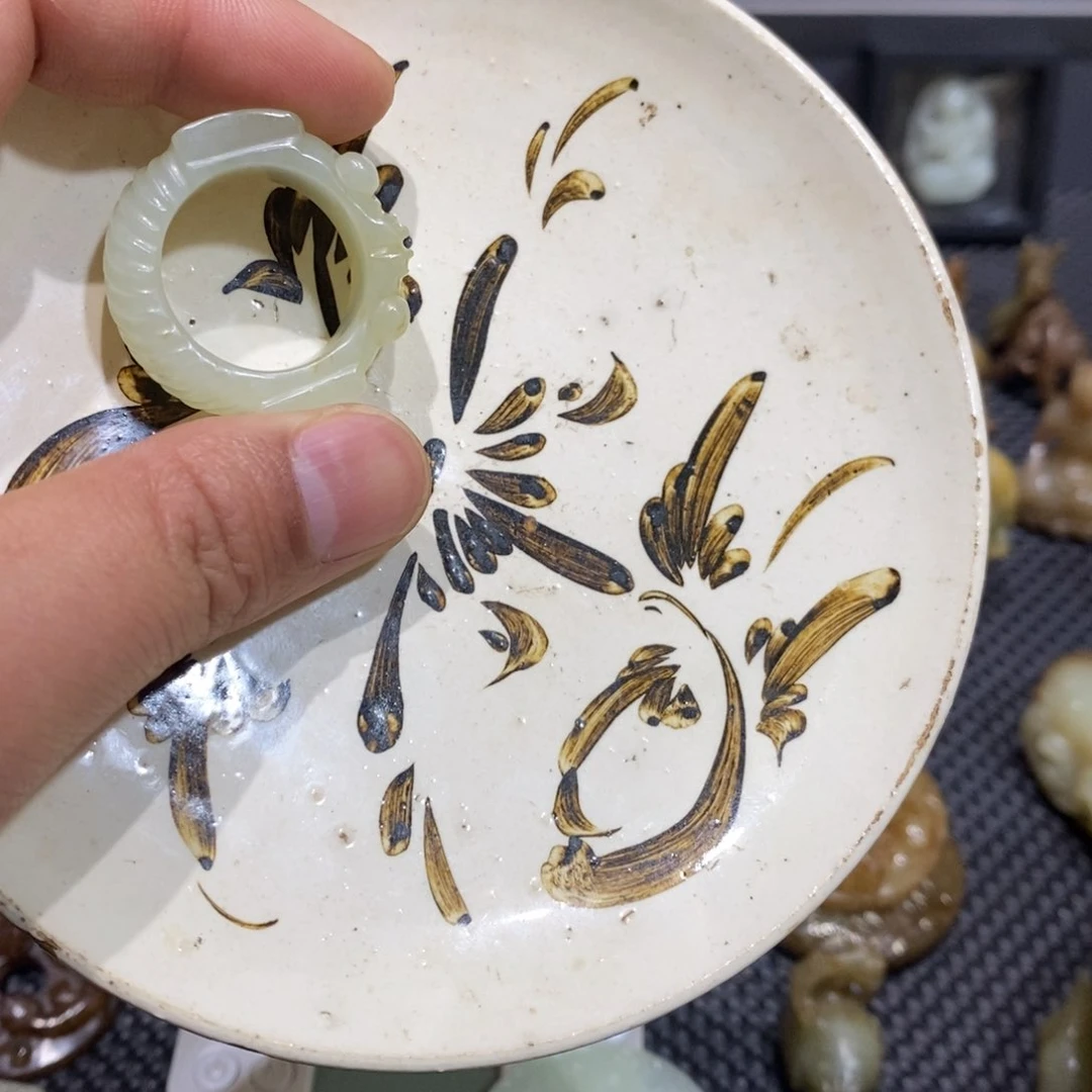 瓷片沙**杨白底印花好物推荐