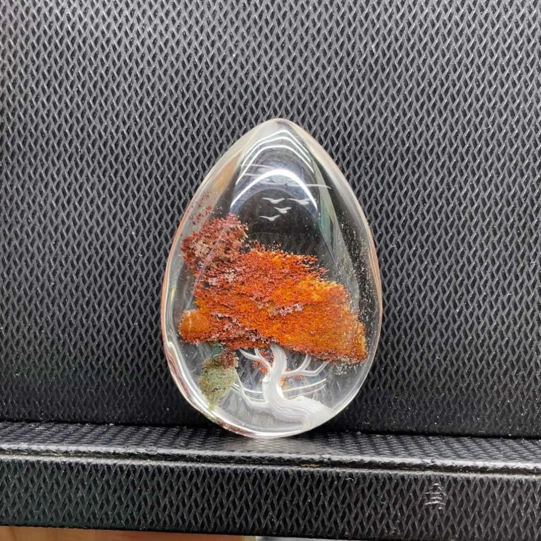 ღ***°未镶嵌颈饰水晶发财树