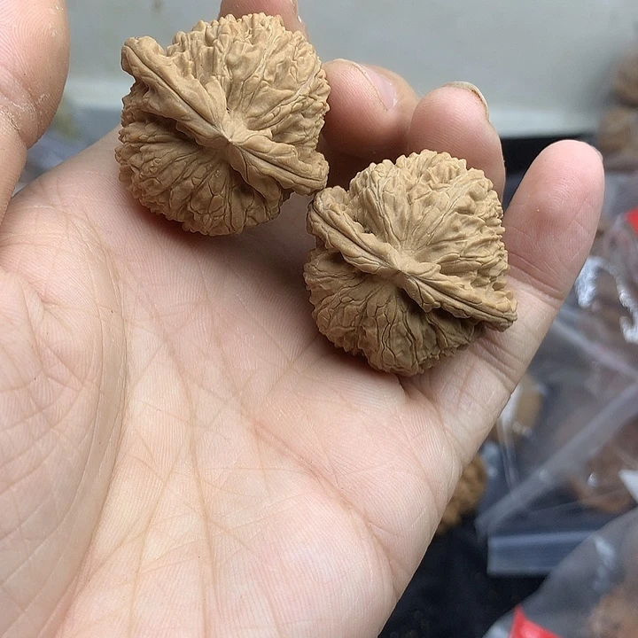 文玩核桃吊坠36 白狮子