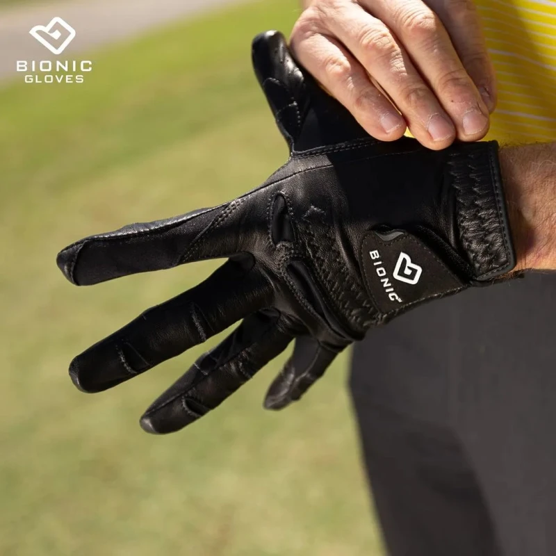 Bionic波尔尼克高尔夫手套仿生科技男士Cabretta运动小羊皮左手