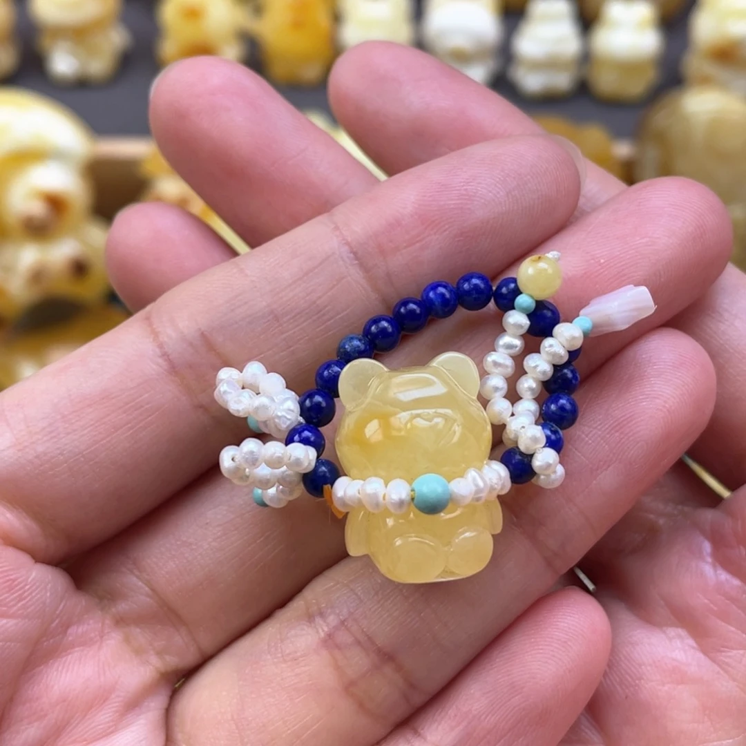 未镶嵌琥珀裸石蜜蜡