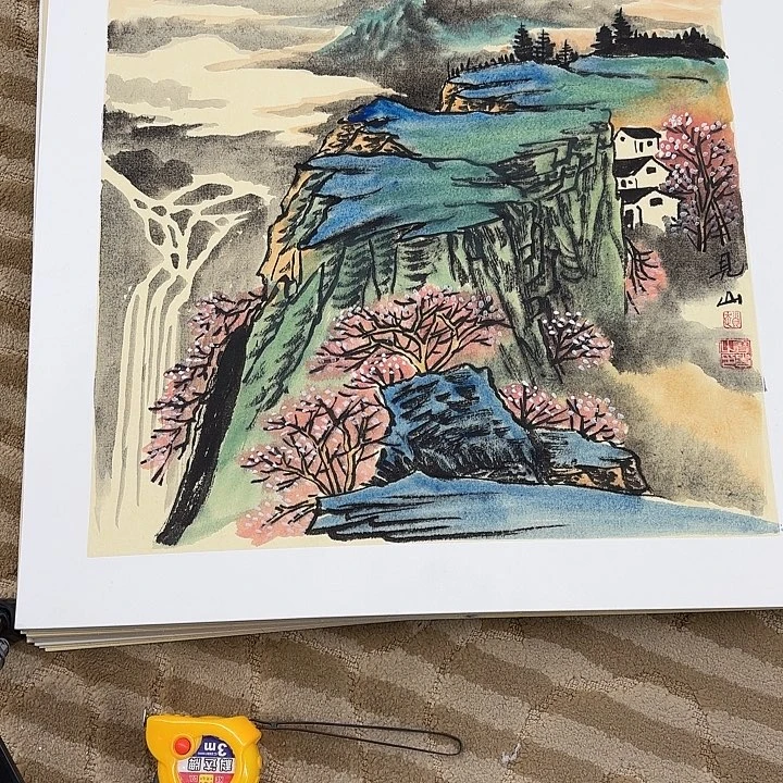 国画花鸟的翅膀和翅膀都是白色的