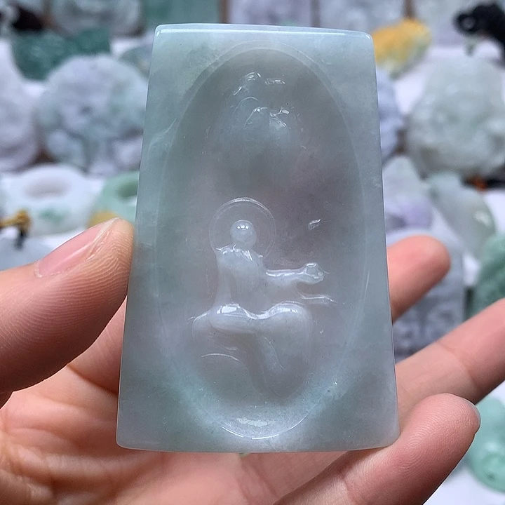 翡翠未镶嵌颈饰悟道福利