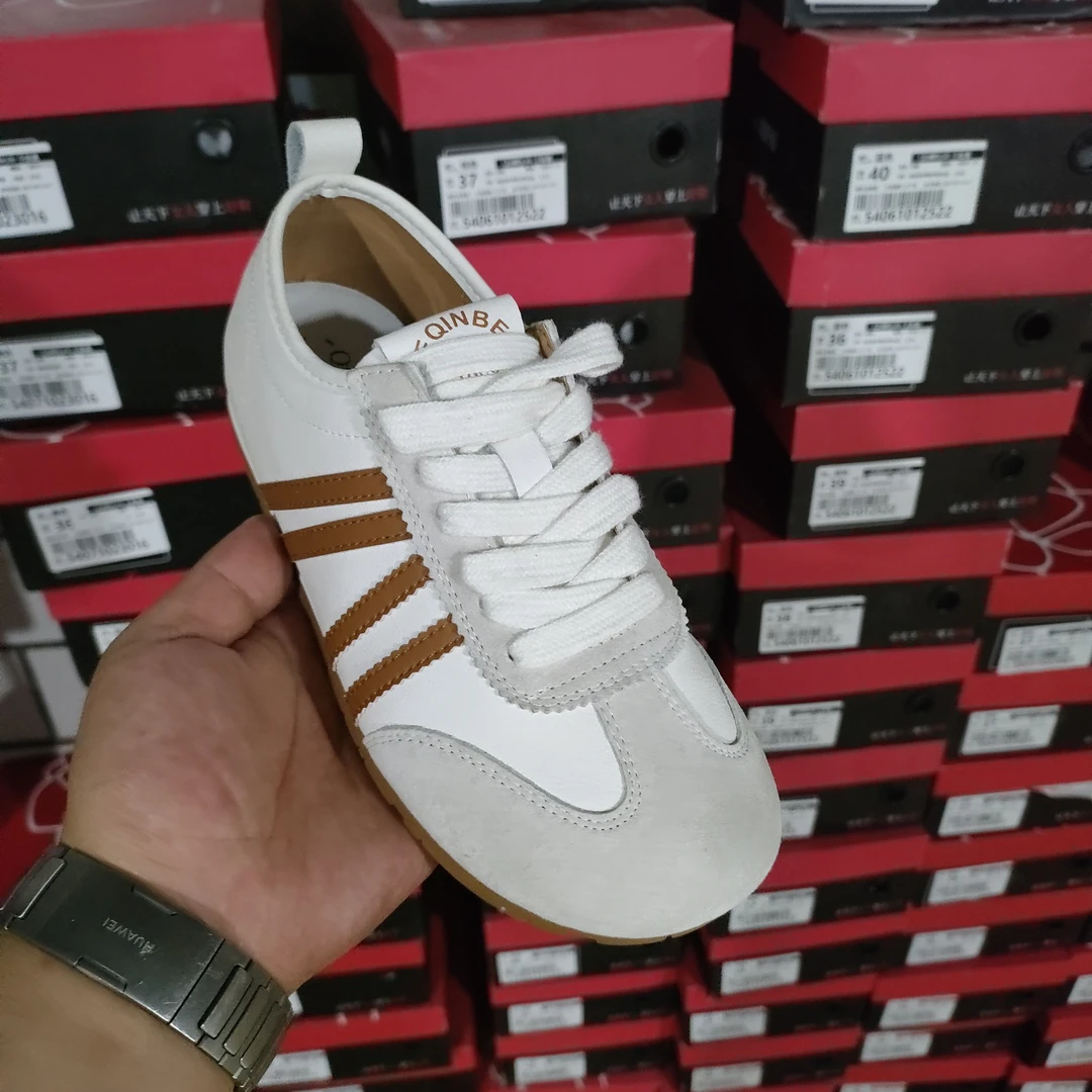 2522真皮软底小白鞋