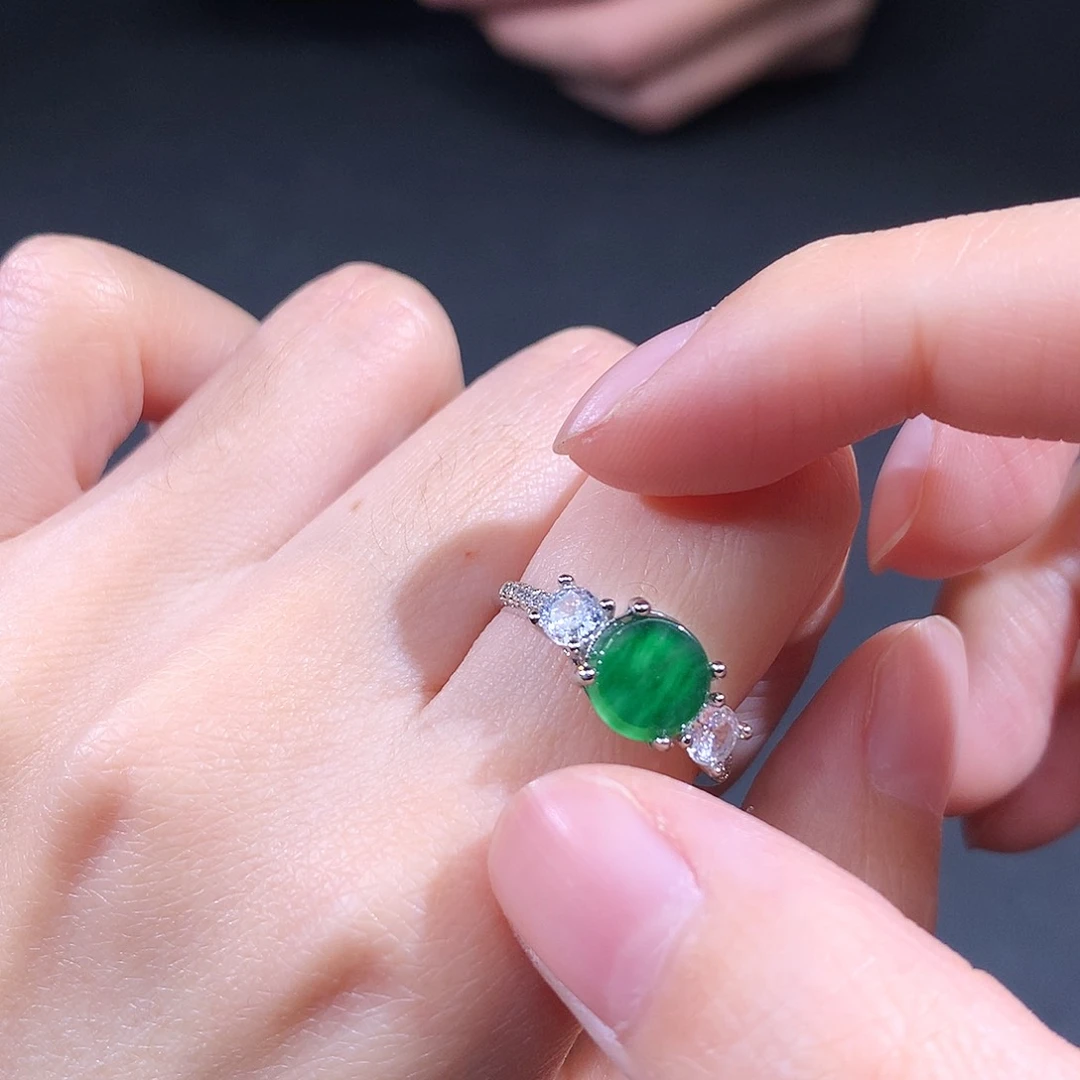 未镶嵌戒指翡翠翡翠