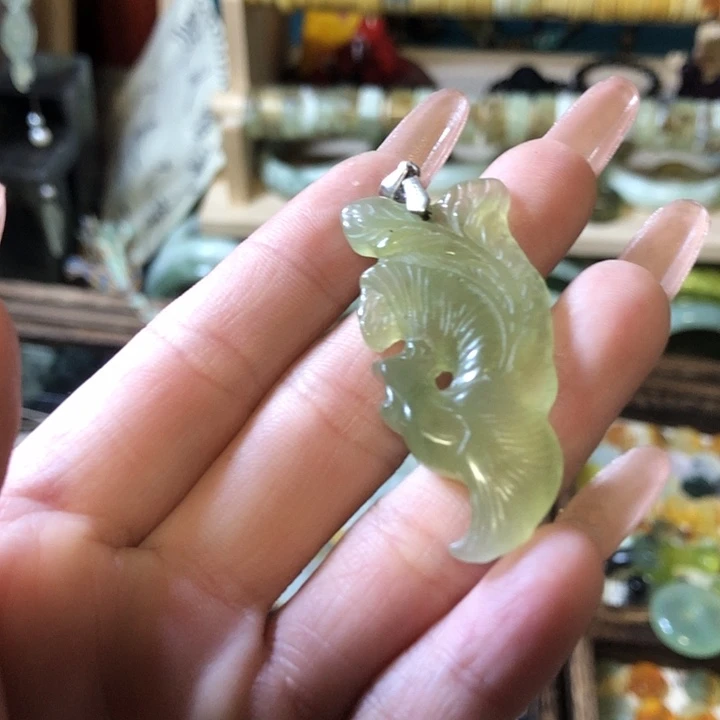 岫玉岫玉挂件未镶嵌