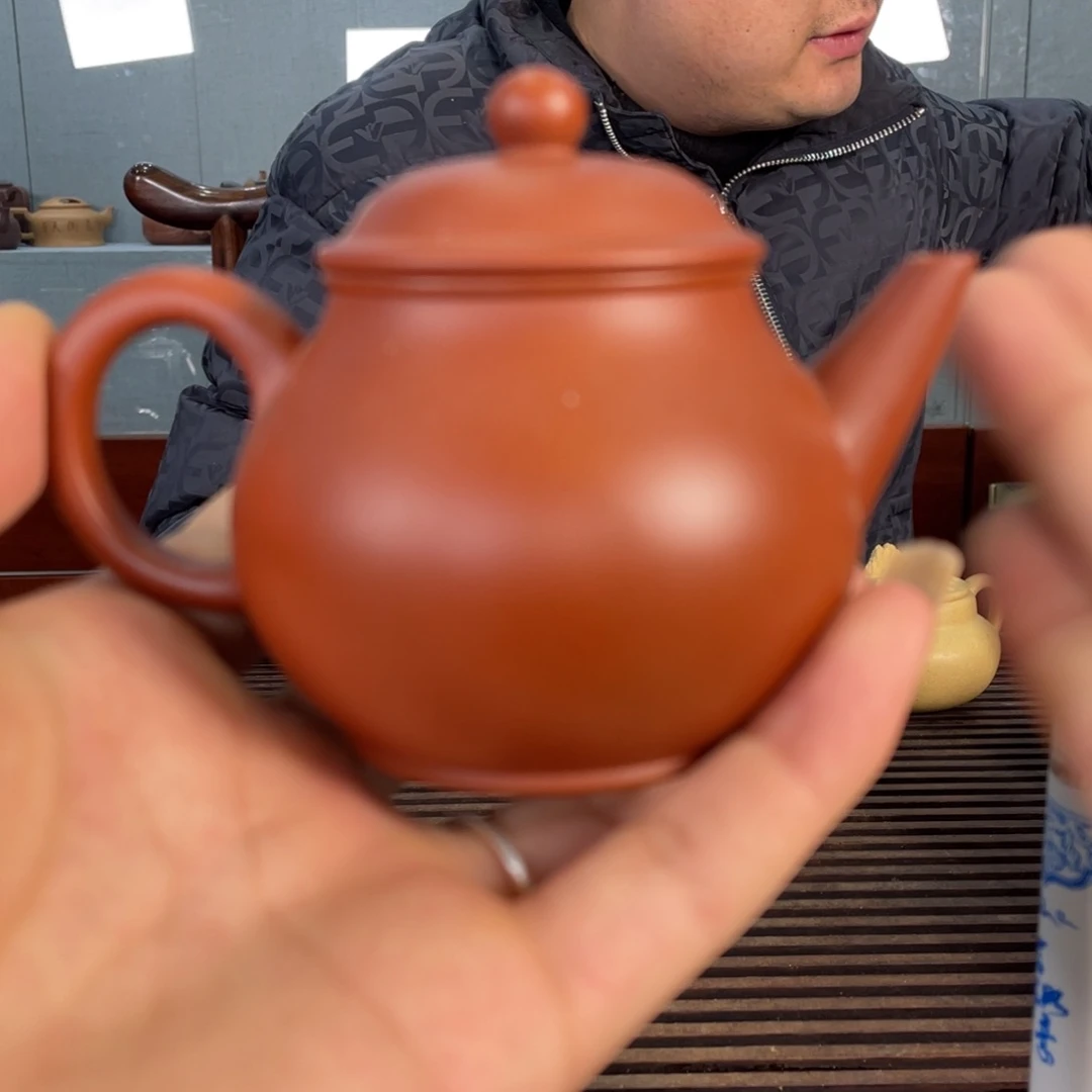紫砂茶壶小鱼和老