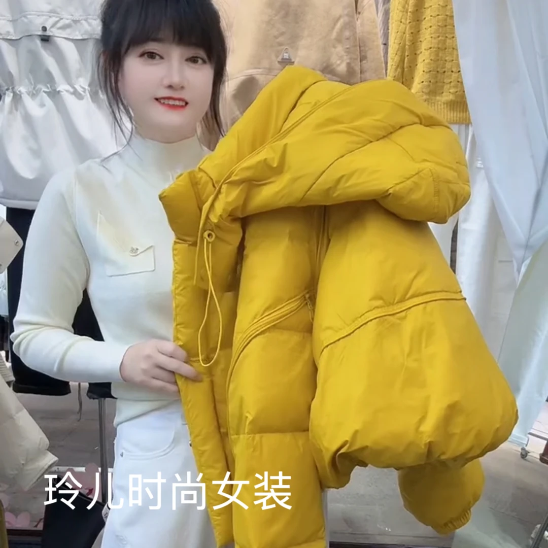 洋气拉链款休闲宽松型长袖冬季新款韩版百搭短款保暖时尚外套