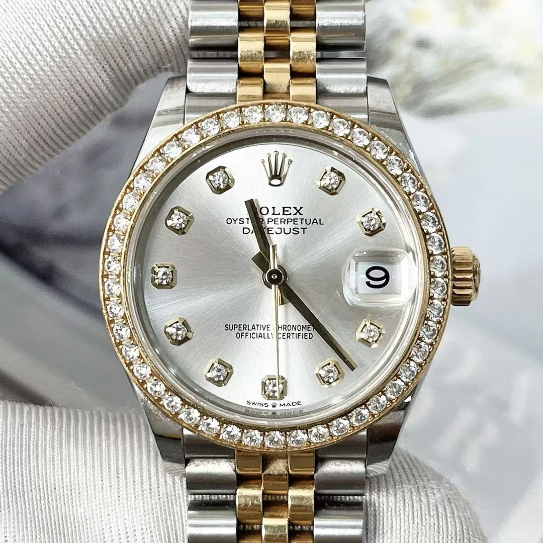 95新 Rolex/劳力士 日志型系列灰盘内外钻m278383rbr-0020腕表