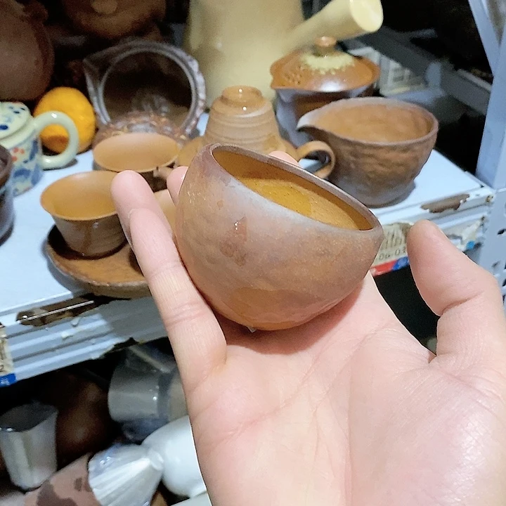 瓷片荷花开着的感觉……然后我们