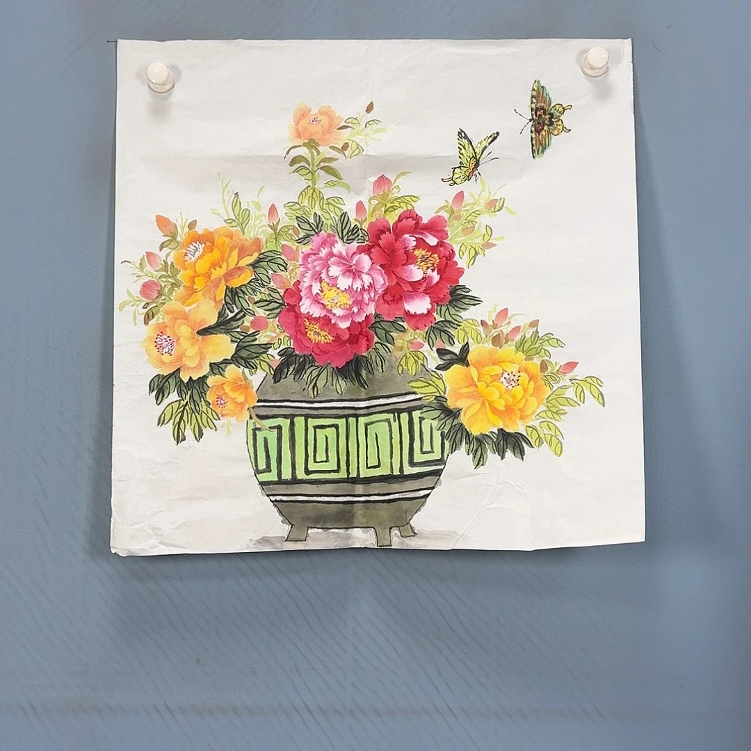 国画1054 牡丹一如你的初