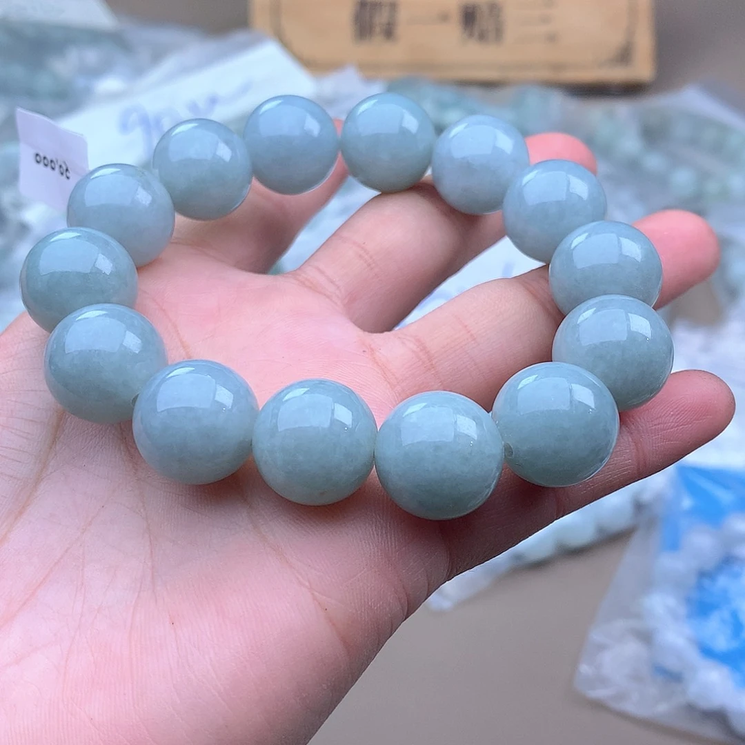 未镶嵌手串定制翡翠