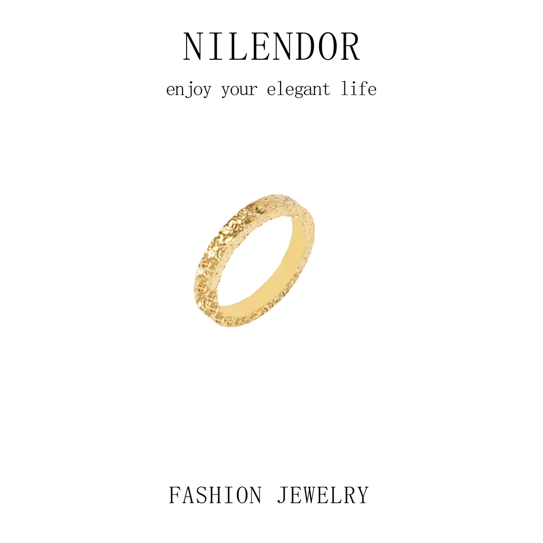 NILENDOR/昵兰 铜合金戒指 Z-09时尚气质爆闪碎碎冰百搭轻奢戒指