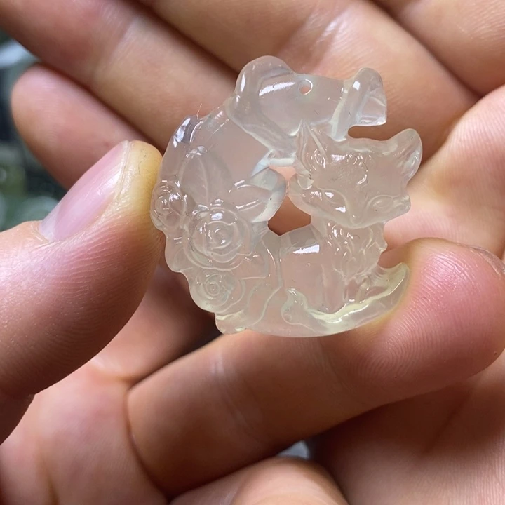 岫玉天然岫玉挂件未镶嵌