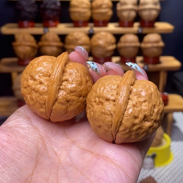 用***峰文玩核桃把件至尊罗汉5号