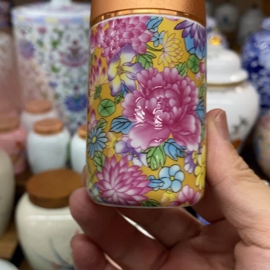 瓷片茶叶罐密封罐