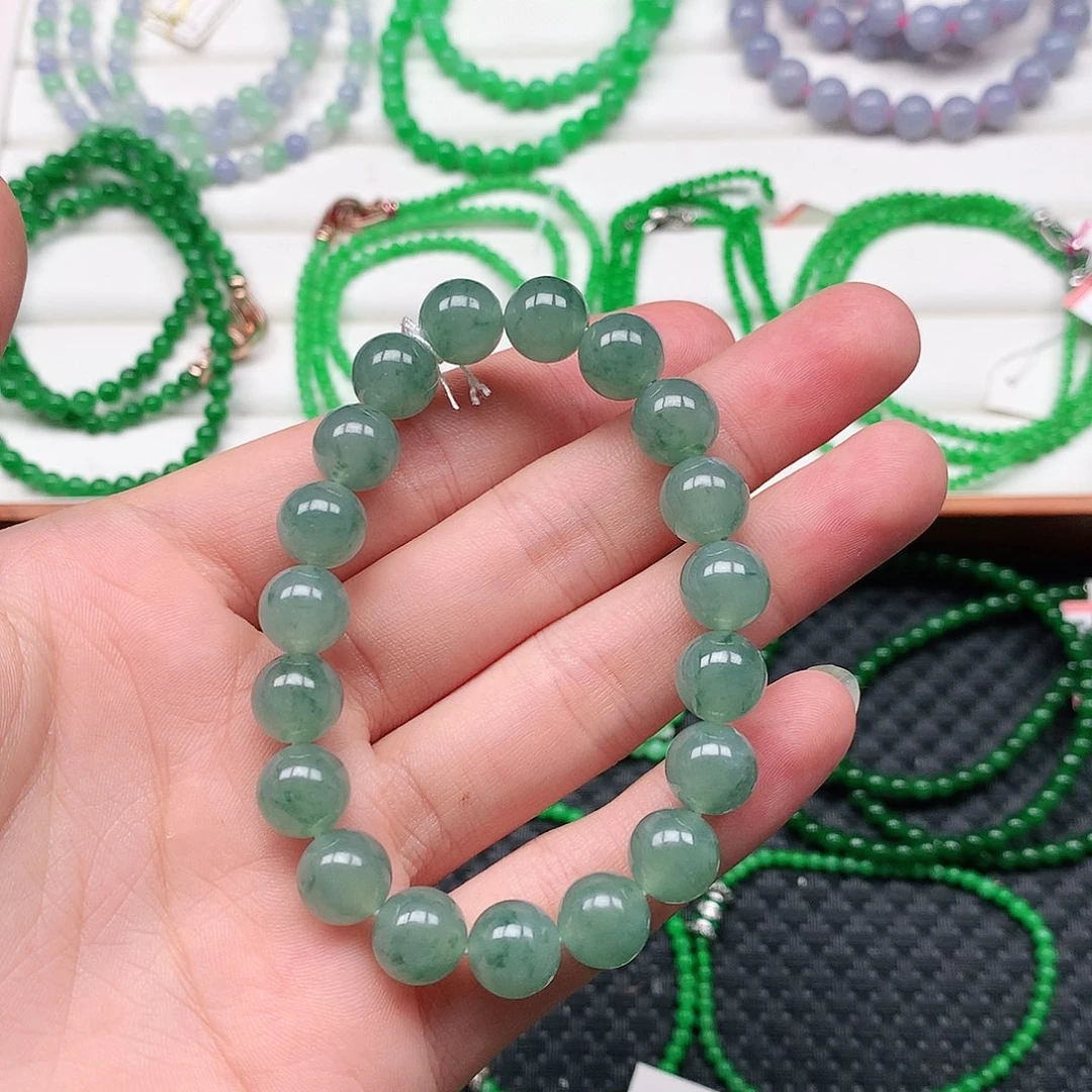 翡翠未镶嵌项链手链