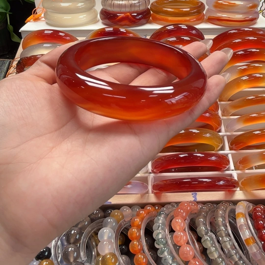 手镯玛瑙/玉髓未镶嵌萤**