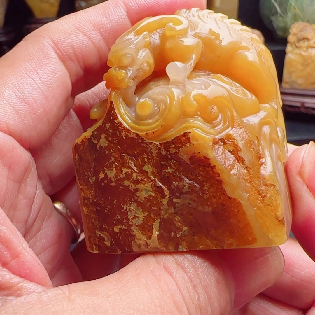 昌化石田黄石印章