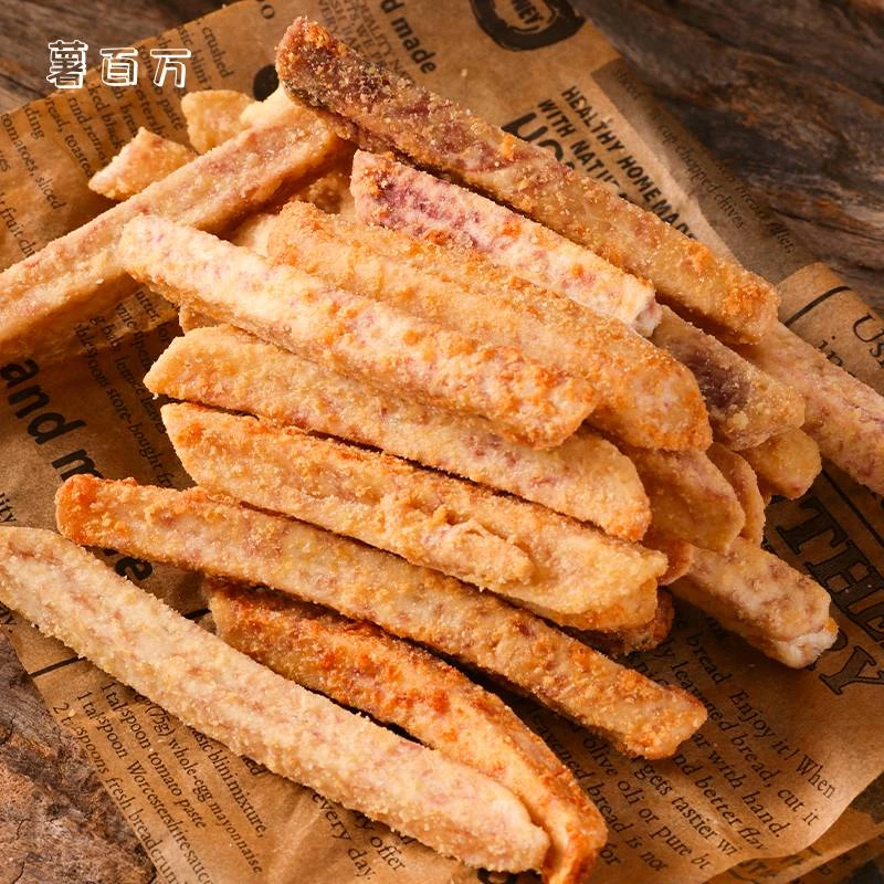 薯百万香酥芋多种口味海苔蟹黄香葱火鸡咸蛋黄芥末味零食