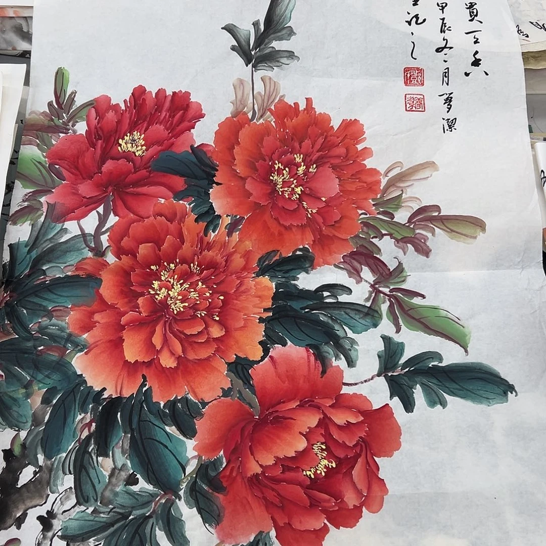 国画纯手绘作品图