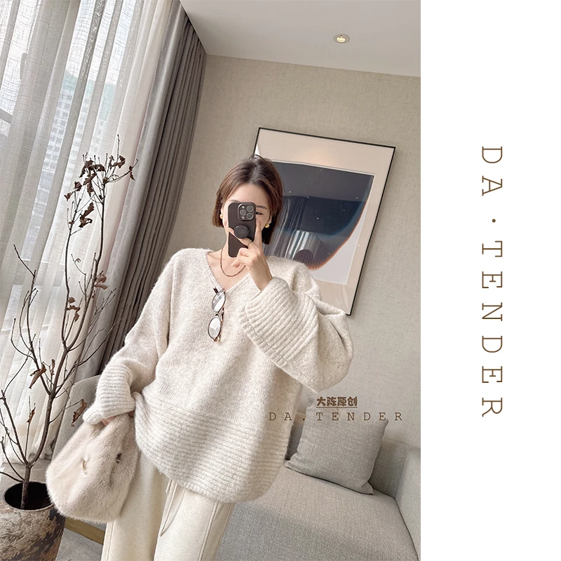 DA【清-冬款】牛乳酥宽松大毛衣-3125NR