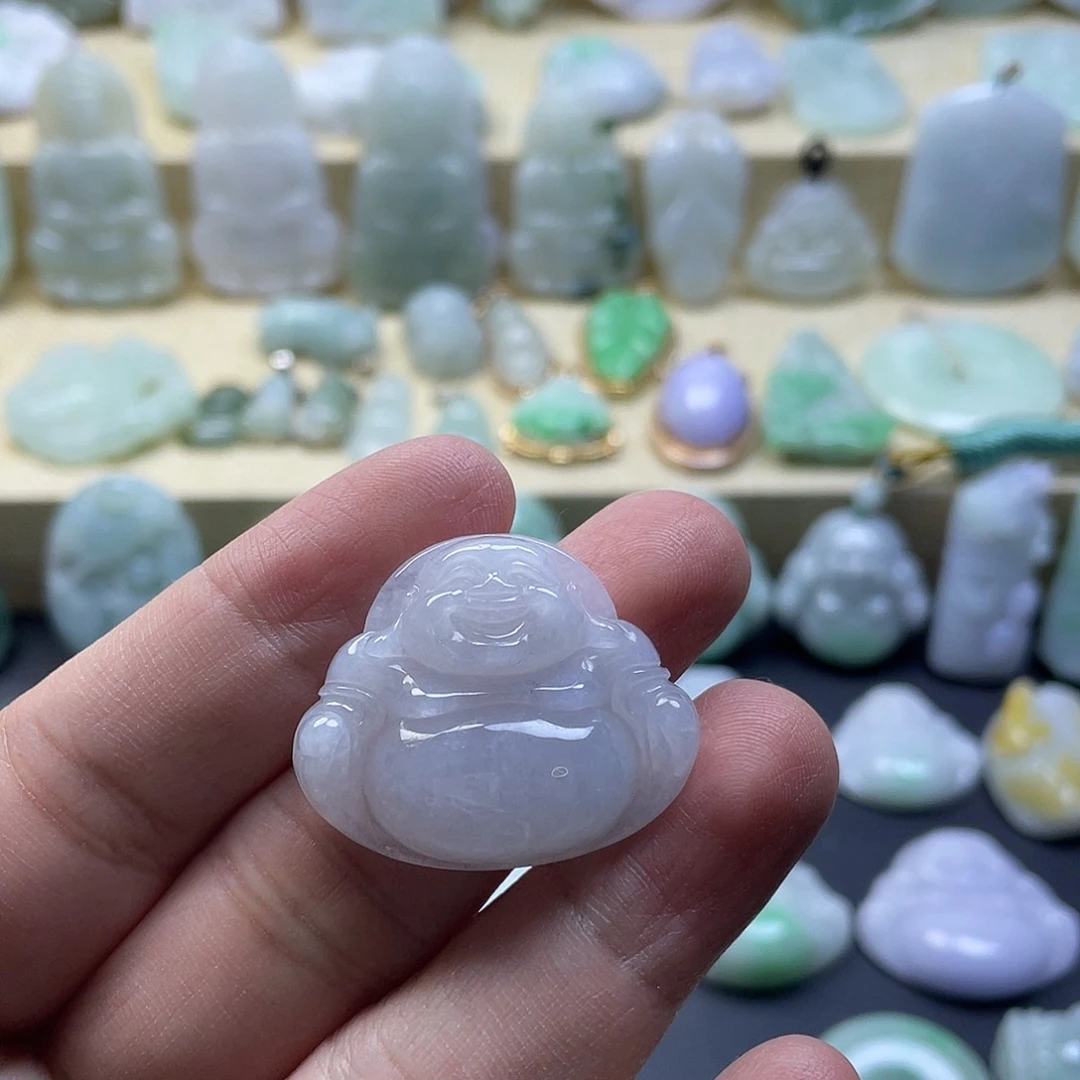 翡翠未镶嵌颈饰纯天然翡翠