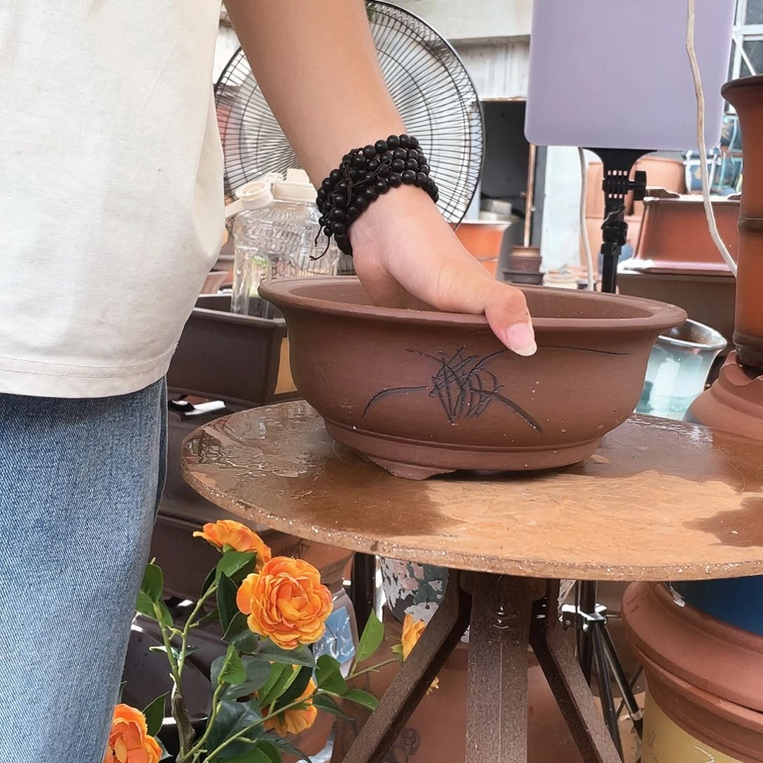 033小号花盆紫砂花盆紫砂花盆