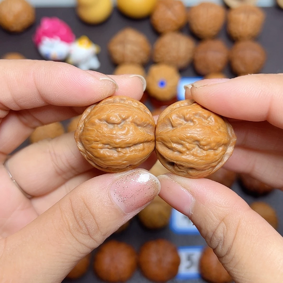 把件文玩核桃26尺边肚同尺粗筋苹果005