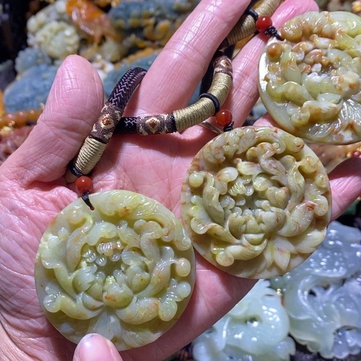 岫玉岫玉吊坠未镶嵌