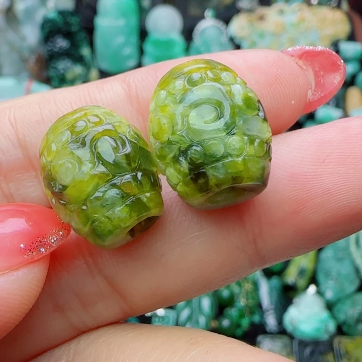 我***平颈饰未镶嵌翡翠天然A货