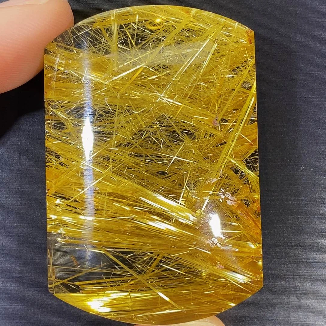 颈饰未镶嵌水晶天然净体满钛晶无事牌吊坠