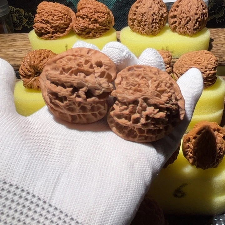 吊坠文玩核桃高桩苹果园十字金钱底