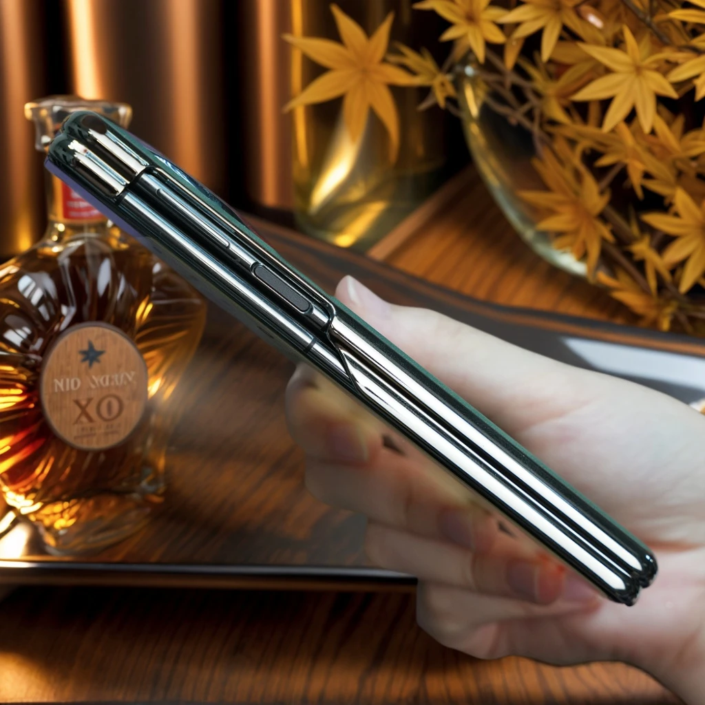 适用华为matex6折叠屏手机壳x5双中轴八角全包复古羊巴皮保护套