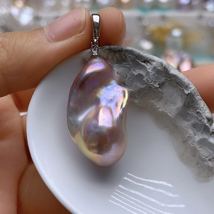 淡水珍珠未镶嵌吊坠(不含链)