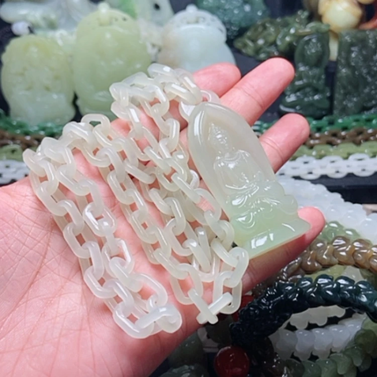 【闪购商品】和田玉未镶嵌颈饰?*西