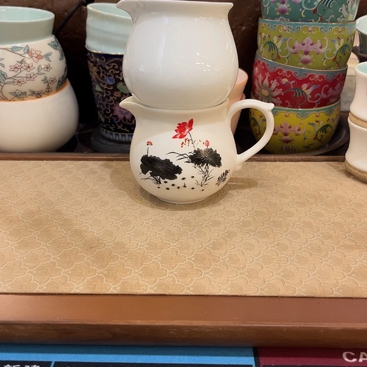 瓷片陶瓷公杯微瑕2个