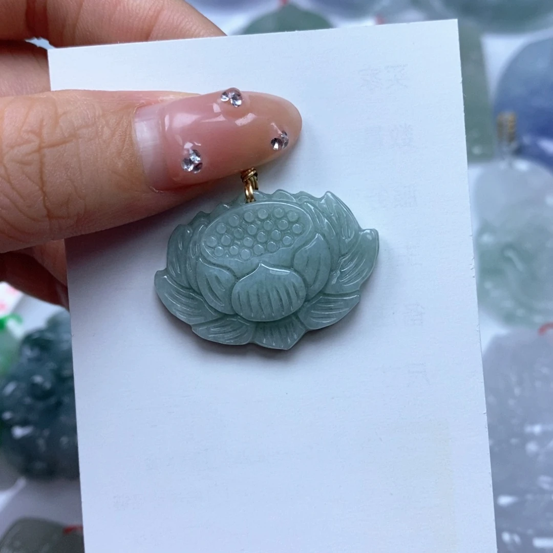 颈饰未镶嵌翡翠天然翡翠a货