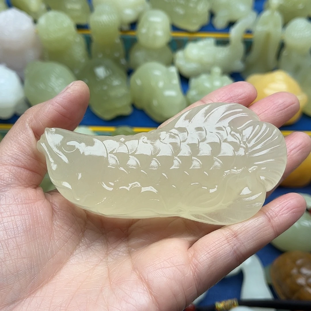玉天然桌面小摆件
