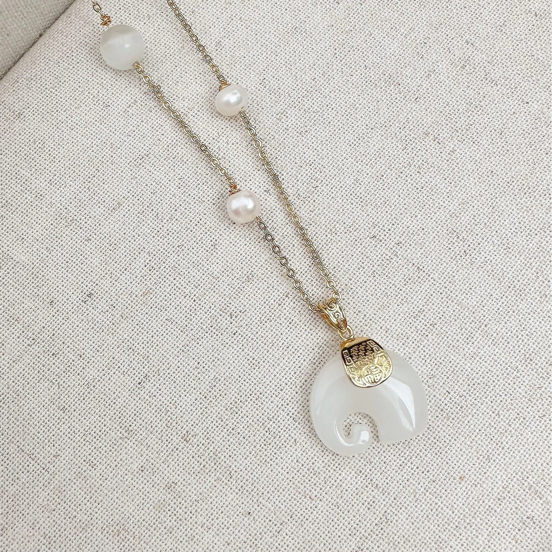 钛钢合成锆石项链 铜合金项链 钛钢项链 直播间链接